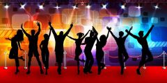 Stage Light People Stage Performance Background Dance Show Backdrop SRB-1135