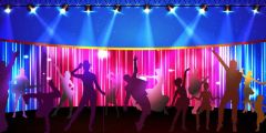 Satge Light Stage Performance Background Dance Show Backdrop SRB-1176