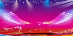 Wing Light Stage Performance Background Dance Show Backdrop SRB-1211