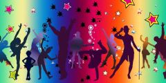 Stage People Stage Performance Background Dance Show Backdrop SRB-1220