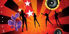 Stage People Stage Performance Background Dance Show Backdrop SRB-1223