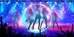 Stage Light Stage Performance Background Dance Show Backdrop SRB-1231
