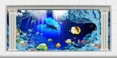 Sea Fish Stage Performance Background Dance Show Backdrop SRB-1241