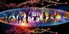 Stage Light Dancers Music Stage Performance Background Dance Show Backdrop SRB-1289