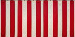 Circus Red White Flags Stage Performance Background Dance Show Backdrop SRC-0124