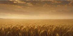 Wheat Filed Dusty Sky Stage Performance Background Dance Show Backdrop SRC-0126