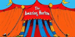 Amazing Horton Tent Grass Stage Performance Background Dance Show Backdrop SRC-0324