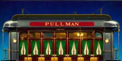 Pullman Car Restaurant Stage Performance Background Dance Show Backdrop SRC-0361