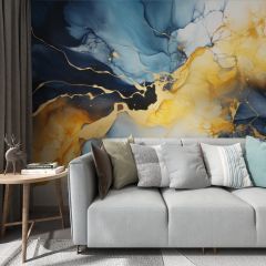 Abstract Marble Design Fabric Wallcovering Seamless Wallpaper Wall Decoration WCV-0053