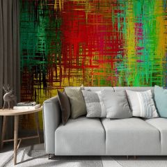 Colour Abstract Textures Fabric Wallcovering Seamless Wallpaper Wall Decoration WCV-0066