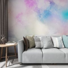Watercolor Halo Dyeing Fabric Wallcovering Seamless Wallpaper Wall Decoration WCV-0067