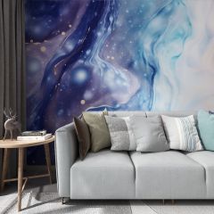 Colorful Marble Texture Fabric Wallcovering Seamless Wallpaper Wall Decoration WCV-0068