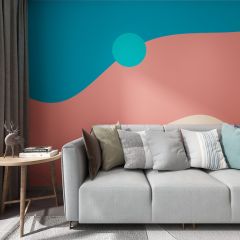 Modern Abstract Pattern Fabric Wallcovering Seamless Wallpaper Wall Decoration WCV-0077