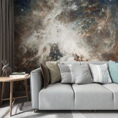 Nebula Galaxy Fabric Wallcovering Seamless Wallpaper Wall Decoration WCV-0090