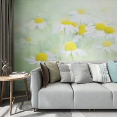 Beautiful Flower Fabric Wallcovering Seamless Wallpaper Wall Decoration WCV-0100