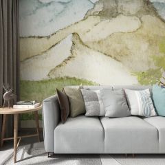 Landscape Daylight Bright Fabric Wallcovering Seamless Wallpaper Wall Decoration WCV-0118