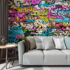 Love Text Fabric Wallcovering Seamless Wallpaper Wall Decoration WCV-0217