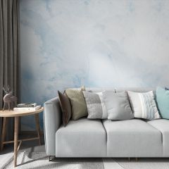 Light Blue Lightcyan Splatted Paint Fabric Wallcovering Seamless Wallpaper Wall Decoration WCV-0226