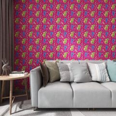 Hugging Little Monster Fabric Wallcovering Seamless Wallpaper Wall Decoration WCV-0238