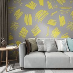 Elegant Spiral Fabric Wallcovering Seamless Wallpaper Wall Decoration WCV-0266