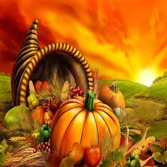 Great Pumpkin Photography Scenery Backdrop Autumn Theme Banner YMY-026