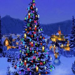 Christmas Stars Photography Scenery Backdrop Christmas Theme Banner YMY-033