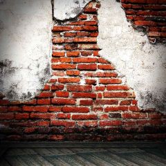 Small Pieces Of Brick Photography Scenery Backdrop Wall Theme Banner YMY-058