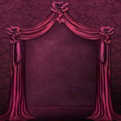 Purple Curtains Photography Scenery Backdrop Stage Carpet Theme Banner YMY-064