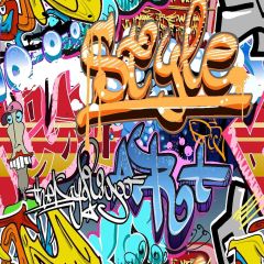Graffiti Art Photography Scenery Backdrop Graffiti Theme Banner YMY-079