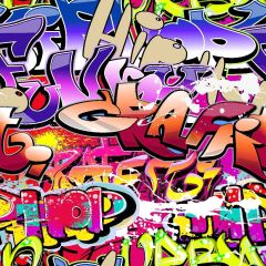 Light Graffiti Photography Scenery Backdrop Graffiti Theme Banner YMY-082