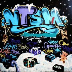 Graffiti Art Photography Scenery Backdrop Graffiti Theme Banner YMY-139