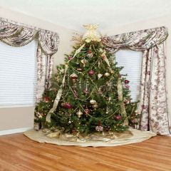 Xmas Tree Photography Scenery Backdrop Christmas Theme Banner YMY-143