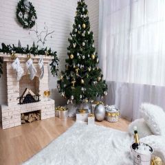 Bright Room Photography Scenery Backdrop Christmas Theme Banner YMY-145