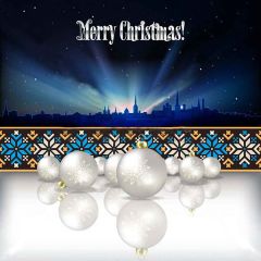 Happy Merry Xmas Photography Scenery Backdrop Christmas Theme Banner YMY-160