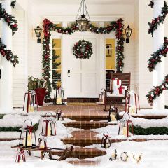 Pretty Decoration Photography Scenery Backdrop Christmas Theme Banner YMY-168