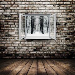Window Wall Photography Scenery Backdrop Wall Theme Banner YMY-187