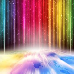 Colorful Lights Photography Scenery Backdrop Abstract Art Theme Banner YMY-205