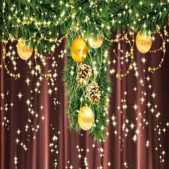 Happy Holiday Photography Scenery Backdrop Christmas Theme Banner YMY-206
