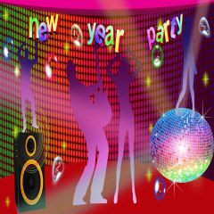 New Year Party Photography Scenery Backdrop Festival Celebration Theme Banner YMY-209