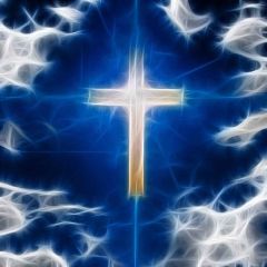 Sacred Cross Photography Scenery Backdrop Cross Theme Banner YMY-231