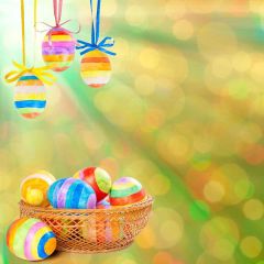 Happy Easter Photography Scenery Backdrop Festival Celebration Theme Banner YMY-236