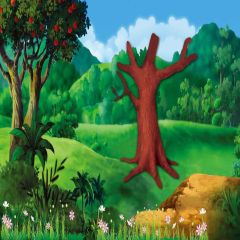 The Forest Photography Scenery Backdrop Forest Theme Banner YMY-263