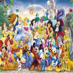 Fairy Tale Characters Photography Scenery Backdrop Cartoon Theme Banner YMY-264