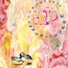 Luxury Diamond Photography Scenery Backdrop Love Theme Banner YMY-275