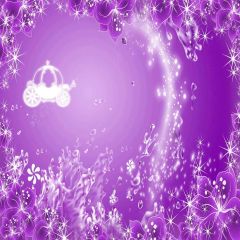 Beautiful Purple Photography Scenery Backdrop Christmas Theme Banner YMY-278