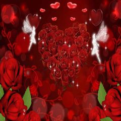 Rose Love Story Photography Scenery Backdrop Love Theme Banner YMY-280