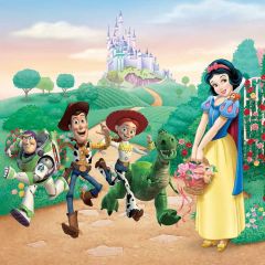 Lovely Cartoon Characters Photography Scenery Backdrop Cartoon Theme Banner YMY-286