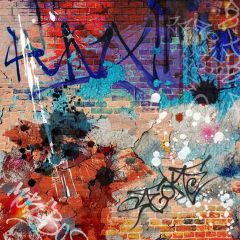 Abstract Graffiti Photography Scenery Backdrop Graffiti Theme Banner YMY-308