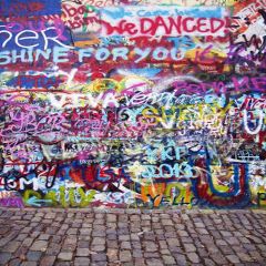 Dense Graffiti Photography Scenery Backdrop Graffiti Theme Banner YMY-311