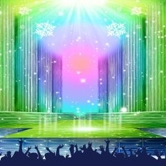 Colorful Light Photography Scenery Backdrop Starlight Shine Theme Banner YMY-316